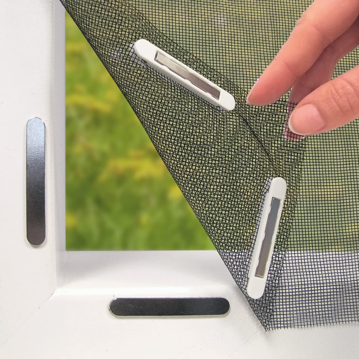 Hoberg Mosquitera para Ventanas con innovadora fijación magnética | Mosquitera Recort