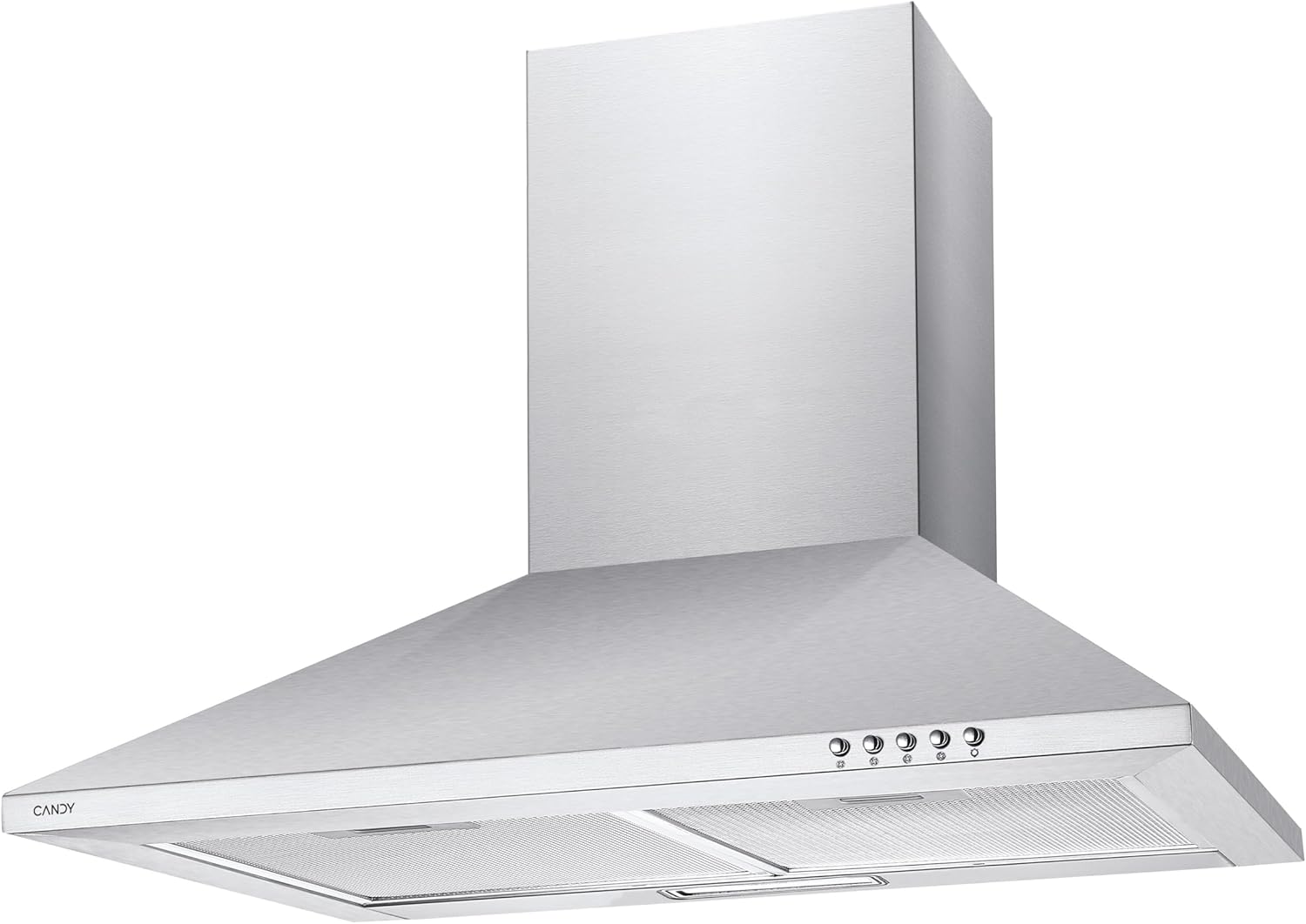 Candy CCE117/1X, Campana extractora 70 CM, 3 Niveles de Potencia, 65W, 305M3/H, Filtr