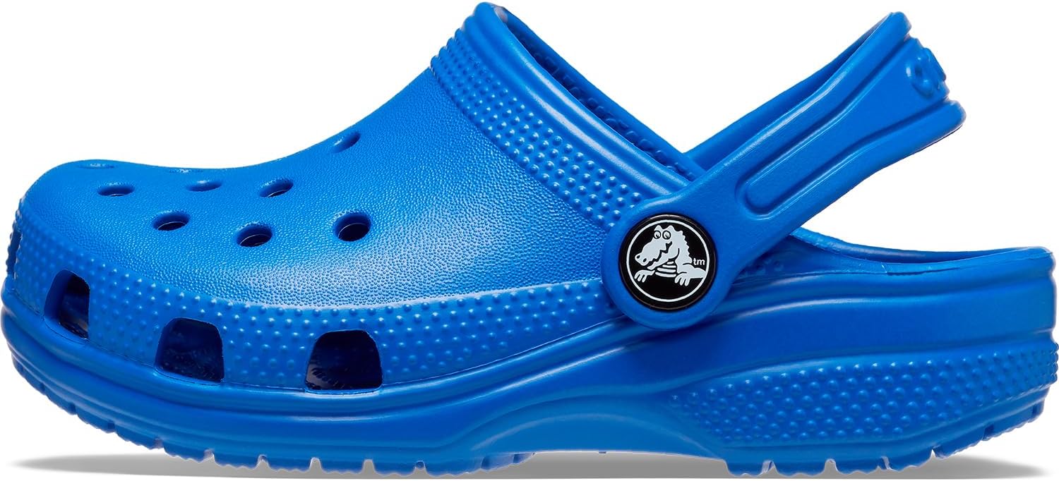 Crocs Classic Clog K Zuecos Unisex niños, Blue Bolt, 32/33 EU 🇪🇸