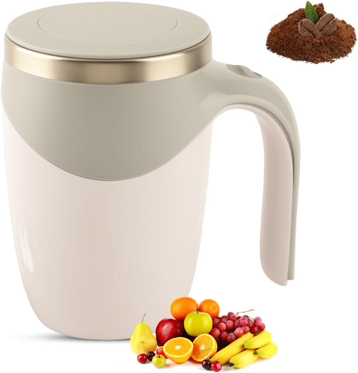 ciciglow Taza de café con Agitación Magnética Automática, Taza de Agitación Automátic