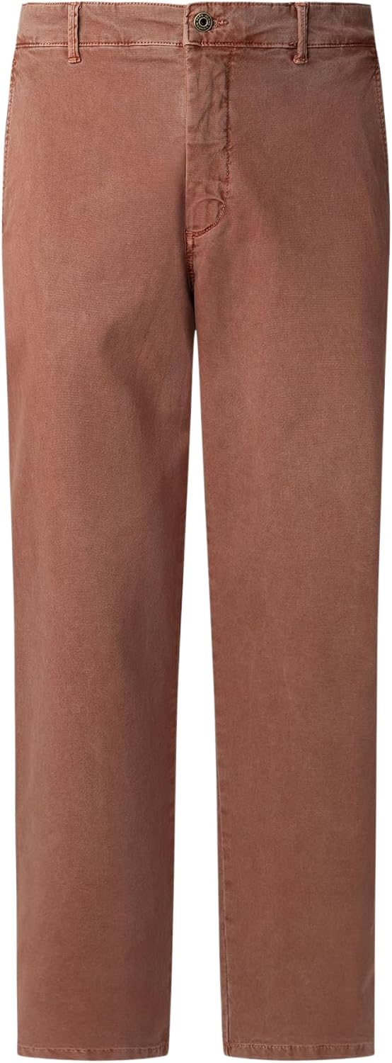 Pepe Jeans Regular Chino Canvas Pantalón, Rojo (Brick Red), 29 W para Hombre 🇪🇸
