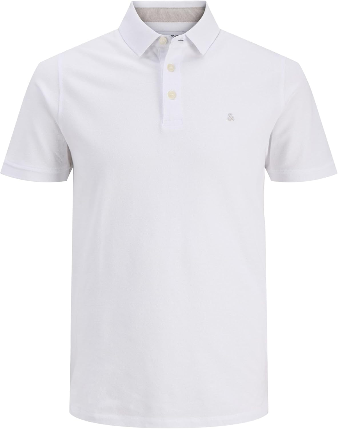 Jack & Jones Jjepaulos Polo Ss Noos Polo, Hombre, Blanco, XXL 🇪🇸