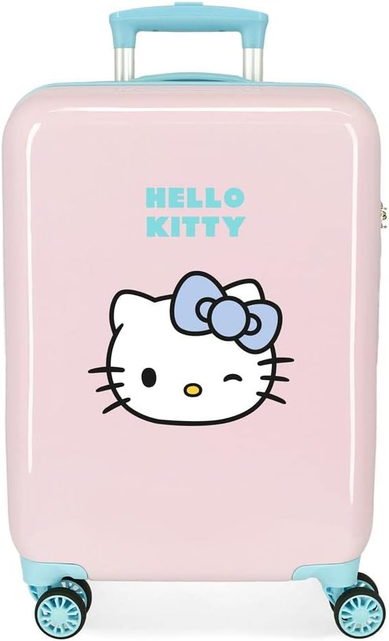 Hello Kitty Wink Maleta de cabina Rosa 38x55x20 cms Rígida ABS Cierre de combinación 
