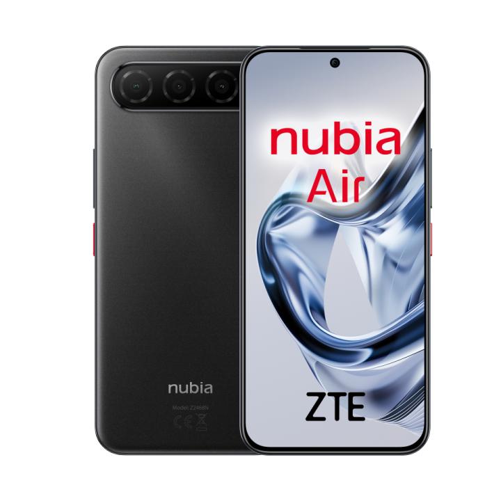ZTE nubia Air, Smartphone libre, 5G, Pantalla AMOLED FHD+ 120Hz, 8(+12)GB RAM, 256GB 