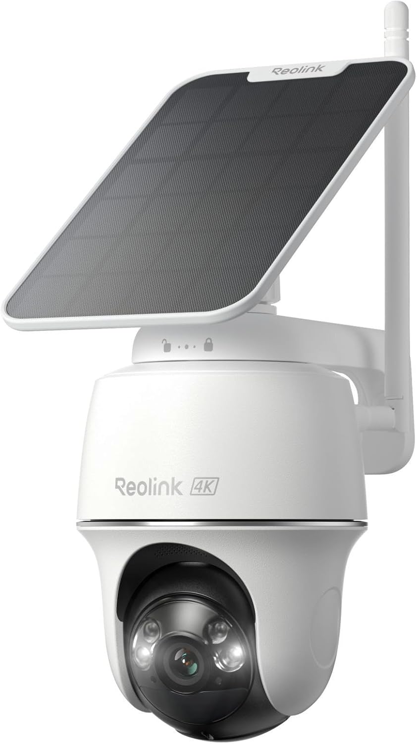 Reolink 4K 360° PT Camara Vigilancia WiFi Exterior Solar, 8MP Cámara con Auto-Seguimi