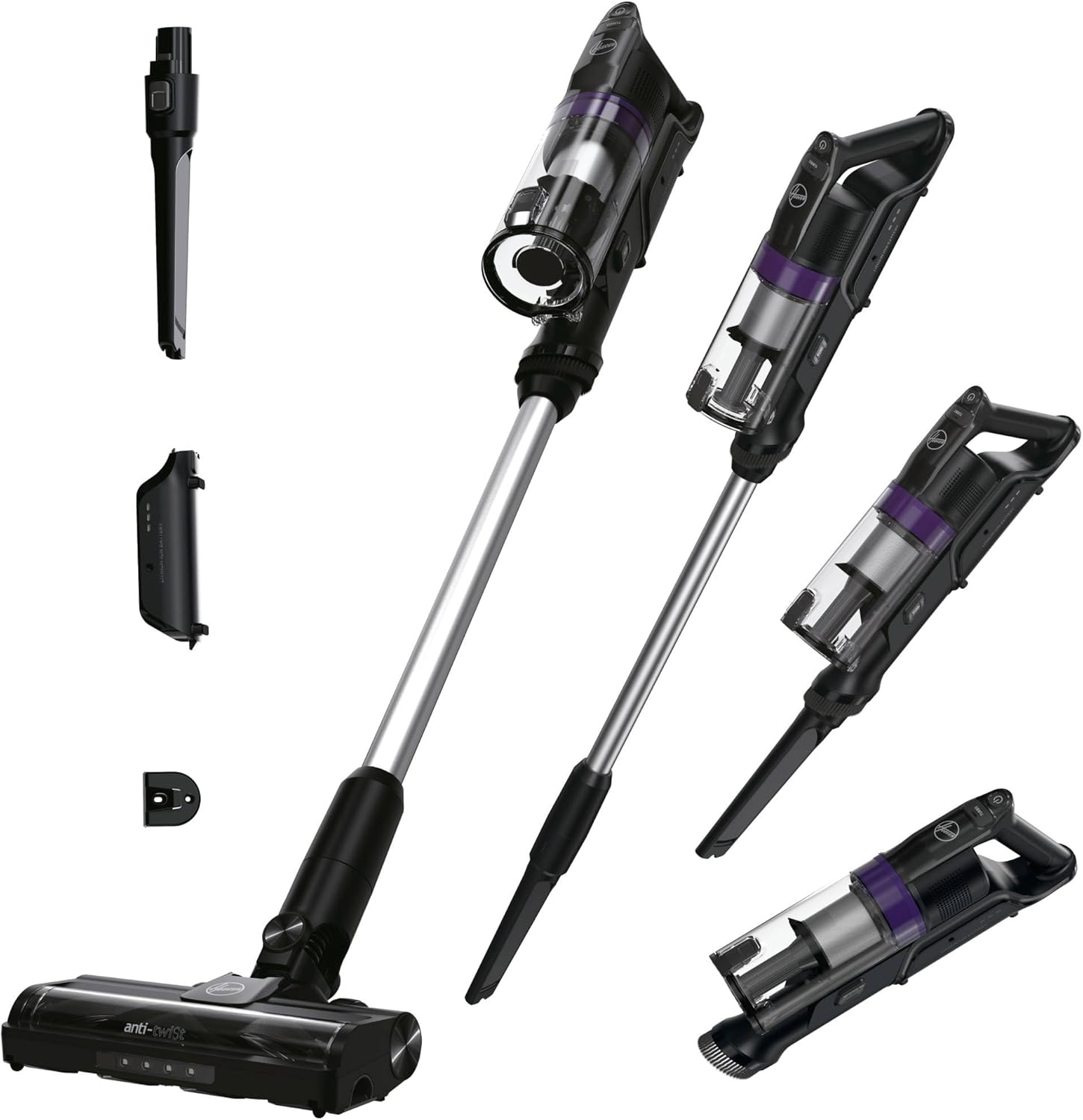 Hoover HF1 Plus Aspiradora sin Cable con Modo succión Turbo, Boquilla Multifuncional 