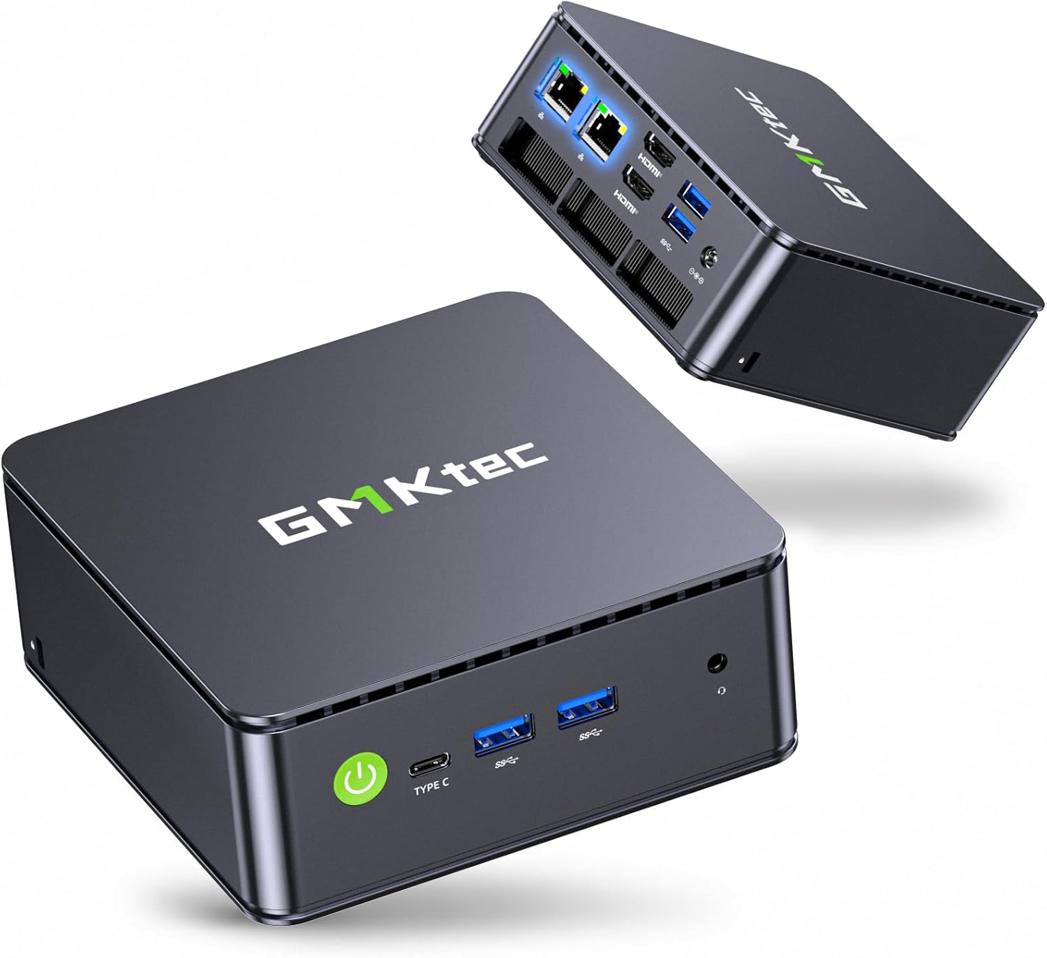 GMKtec G11 Mini PC con AMD Ryzen Embedded R2514, soporte de 3 años, 4C/8T hasta 3,7 G