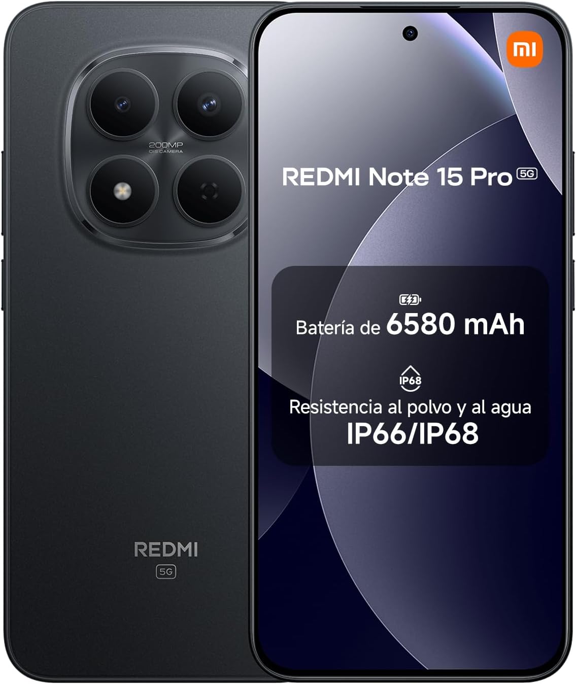 XIAOMI REDMI Note 15 Pro 5G – Smartphone de 8 512GB, Pantalla de 6,83″ 1.5K AMOLED, M