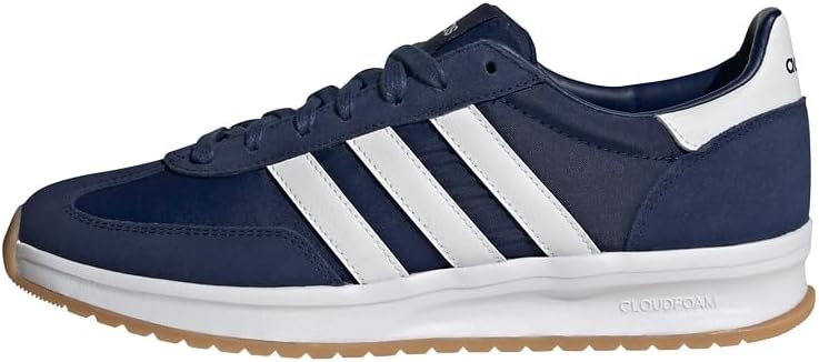 adidas Hombre Run 70S 2.0 Shoes, Dark Blue/Cloud White/Cloud White, 43 1/3 EU 🇪🇸