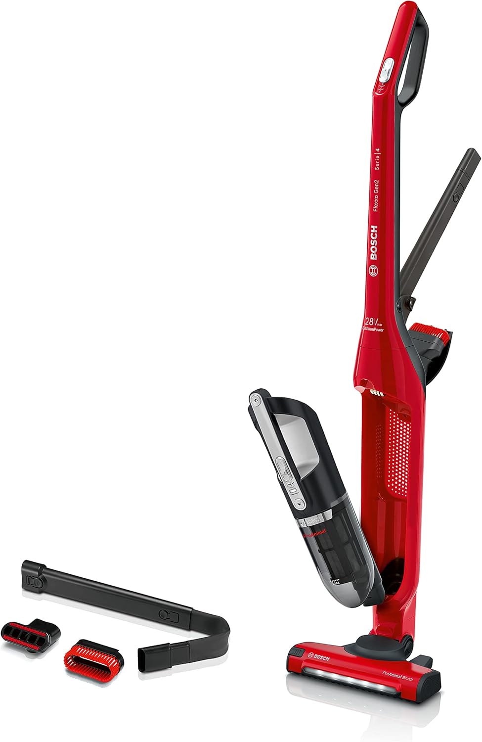 Bosch – Serie | 4 Flexoo’o Gen 2 Aspirador Vertical sin Cable, 28 W, 0.4 litros, 82 D
