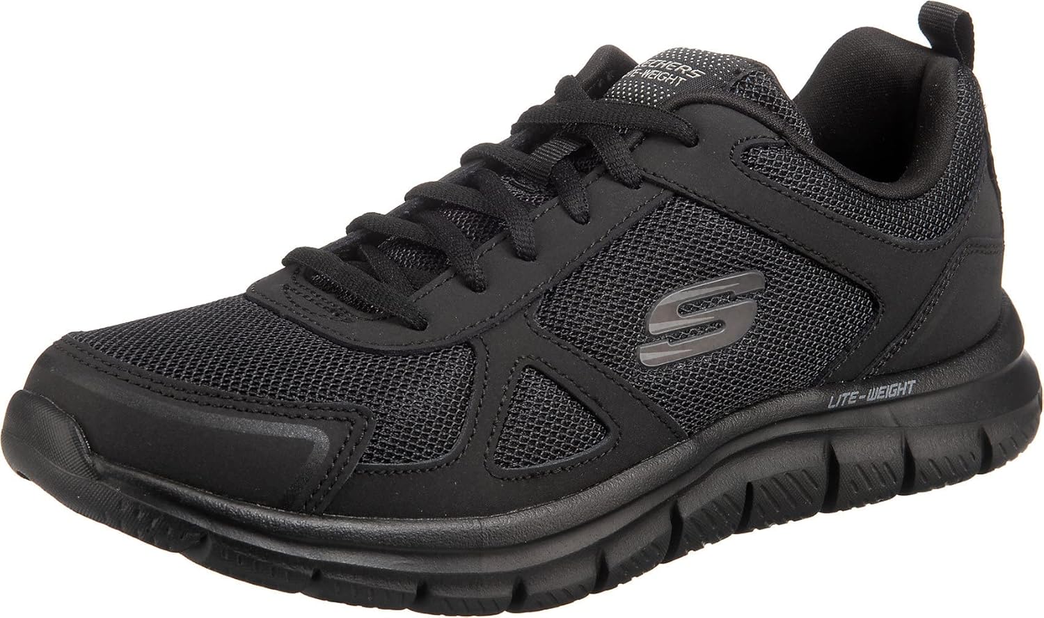 Skechers 52631-BBK Hombre Zapatillas, Negro (Black 52631/Bbk), 42.5 EU 🇪🇸