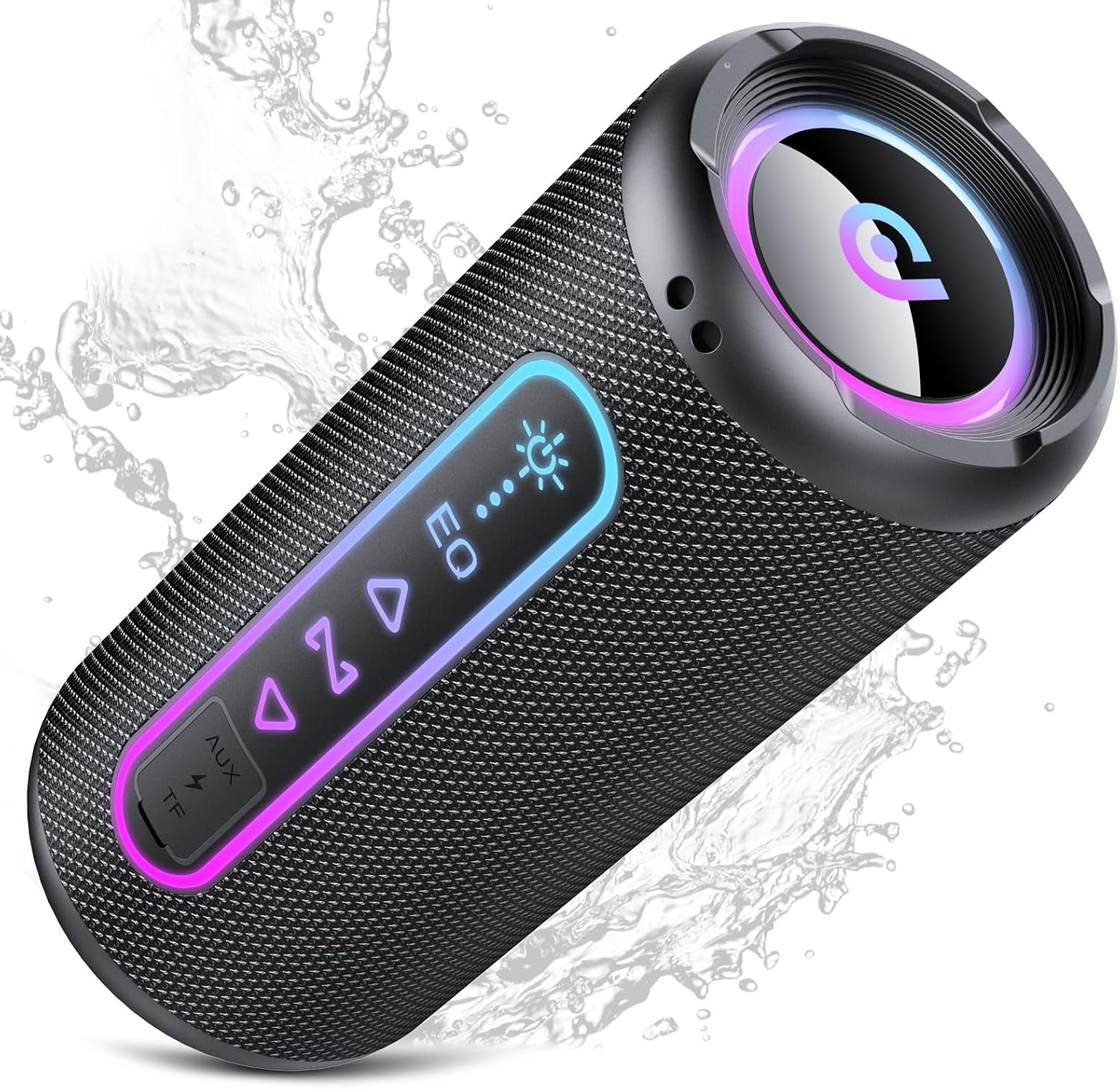 Altavoz Bluetooth Potente 25W, Altavoz Bluetooth con Graves Duales, 24H Reproducción,