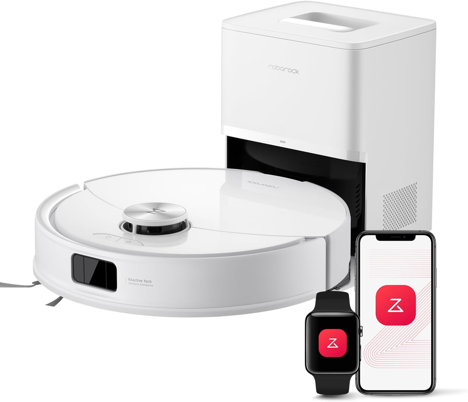roborock Q10 S5  Robot Aspirador y Fregasuelo 2 en 1 de 10000 Pa, Doble Sistema Antie
