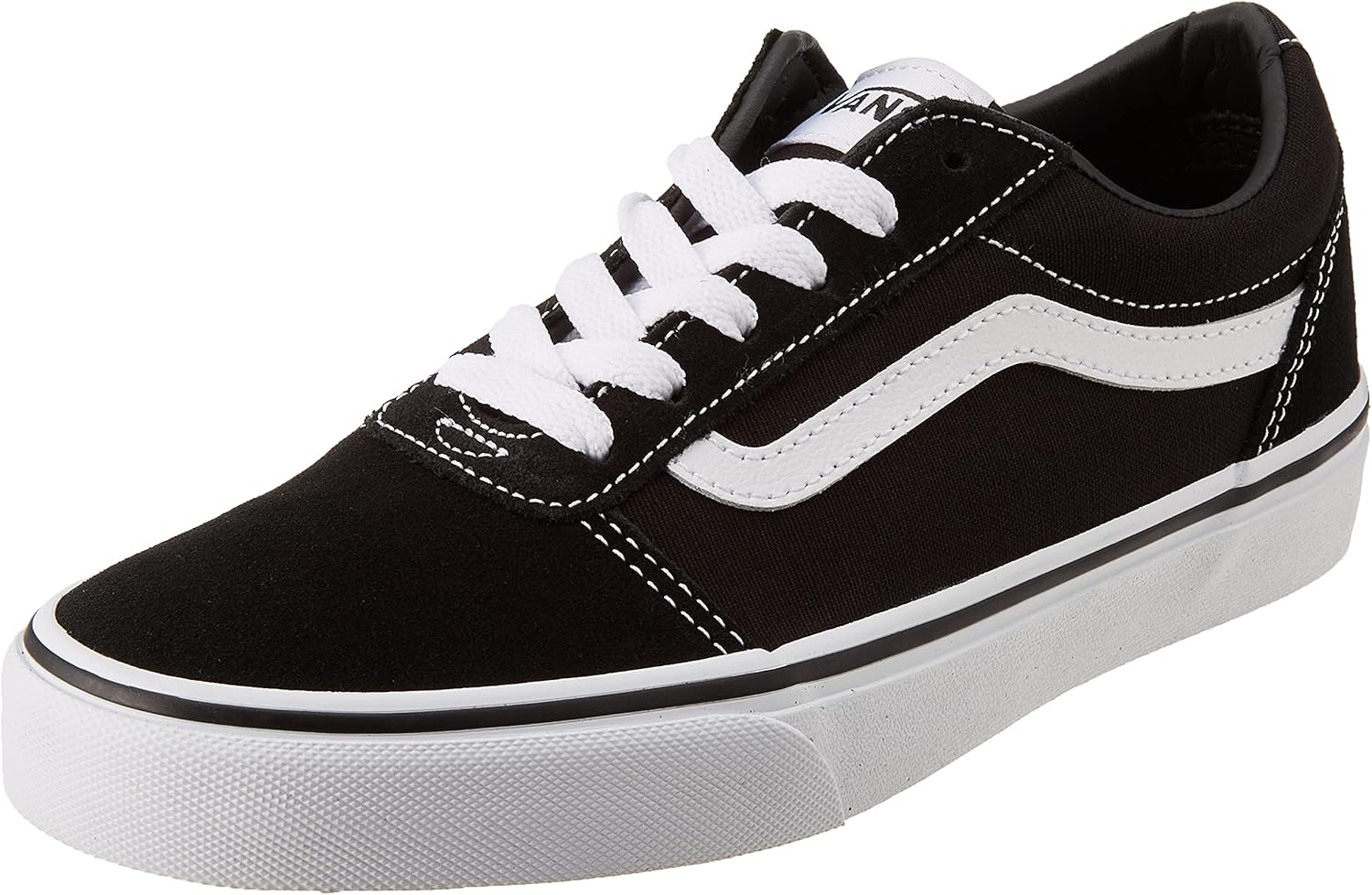 Vans Ward, Zapatillas Unisex niños, Black and White, 36.5 EU 🇪🇸