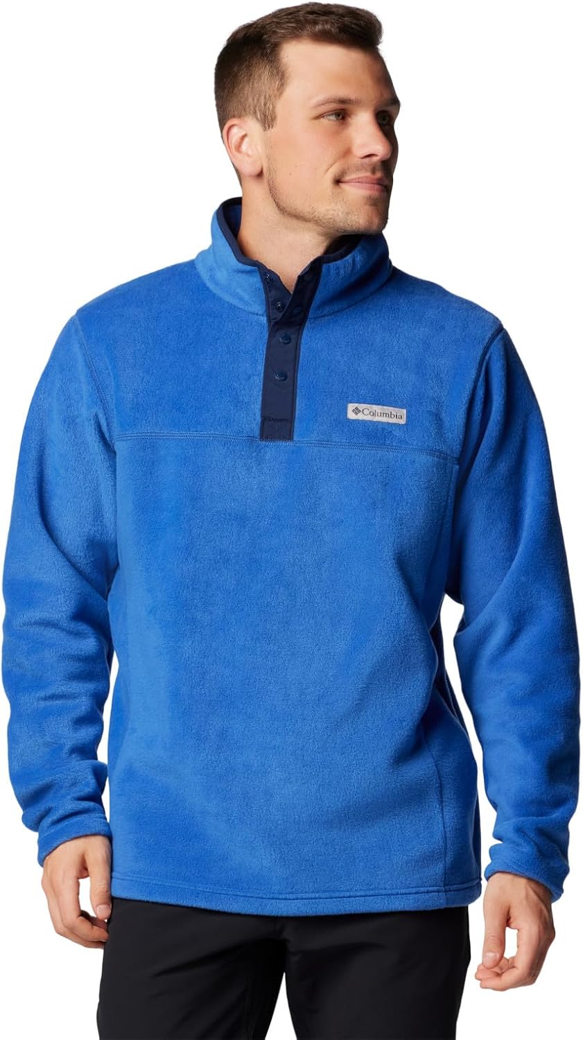 Columbia Steens Mountain Half Snap 2 para hombre, azul montaña/azul marino, XL 🇪🇸