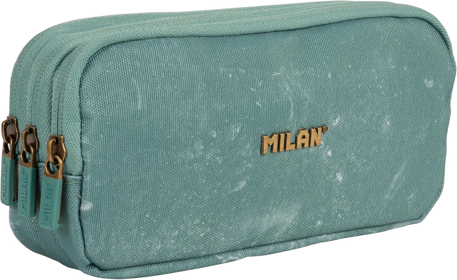 Milan® Estuche portatodo 3 Cremalleras Serie Lava, Verde 🇪🇸