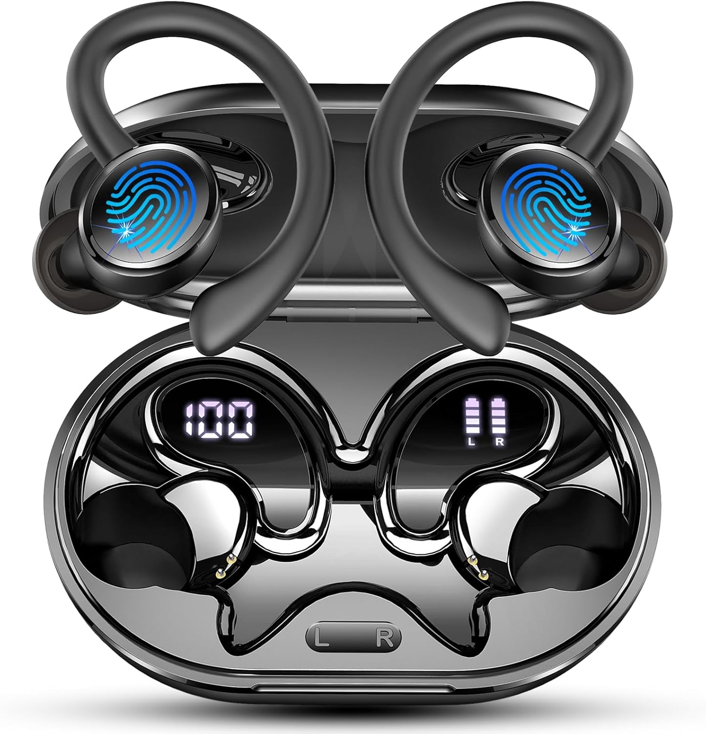 2026 Nueva Auriculares Inalambricos Deportivos, Auriculares Bluetooth 5.4 HiFi Estére