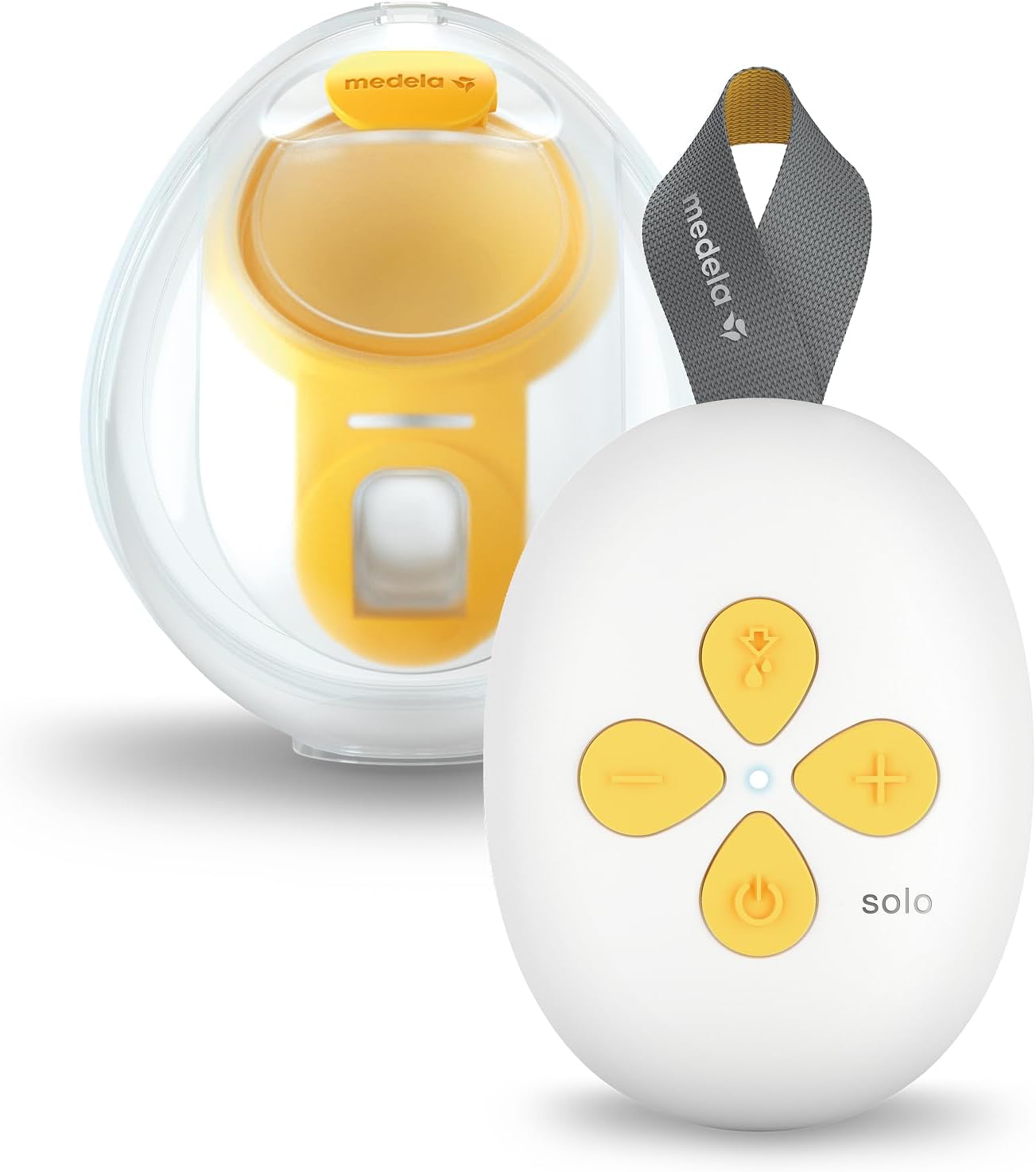Medela Solo Hands-Free extractor de leche eléctrico, individual, compacto y ligero, c