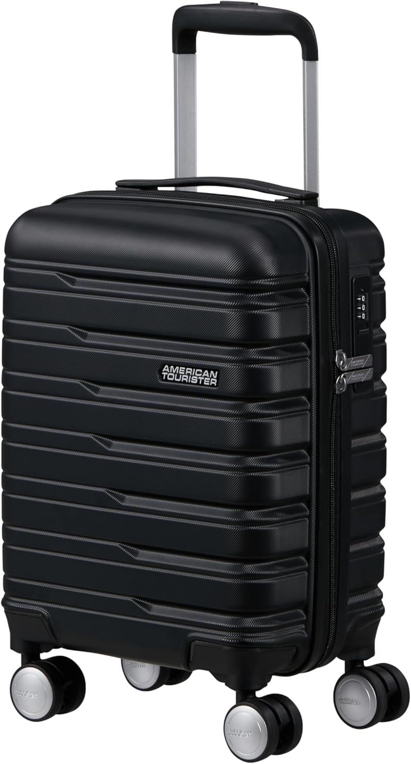 American Tourister Flashline Classic, S, Shadow Black, S, Clásico 🇪🇸