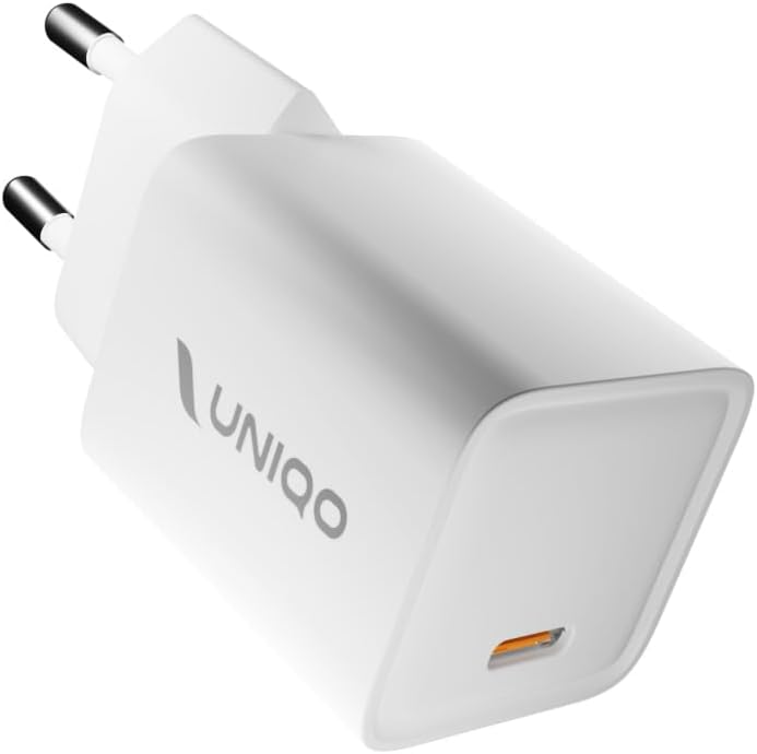 UNIQO GAN Nano Charger 20W, Cargador USB-C, Tecnología GAN, Ultra Compact, Adaptador 