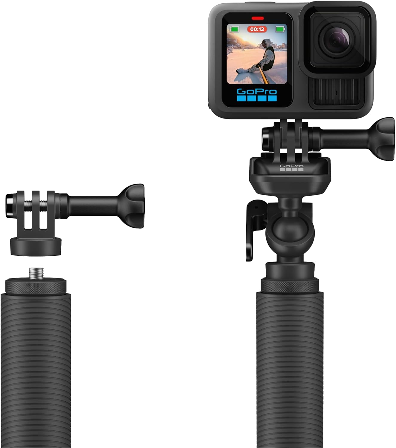 GoPro Adaptador de Dedo para trípode, Adaptador de rótula para trípode, Tornillo de M