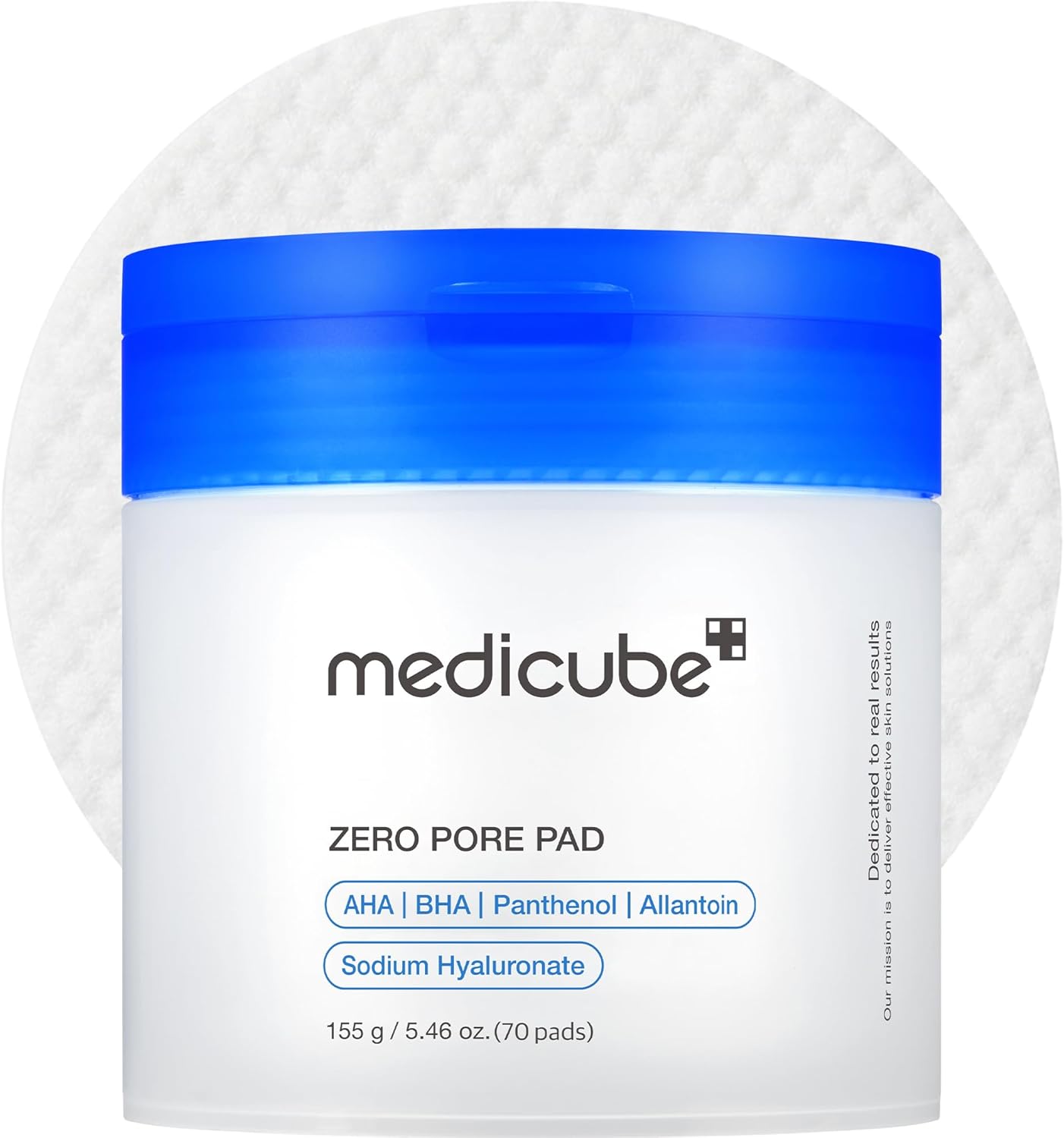 medicube Zero Pore Pad 2.0 – Almohadillas Faciales de Doble Textura con Ácidos Exfoli