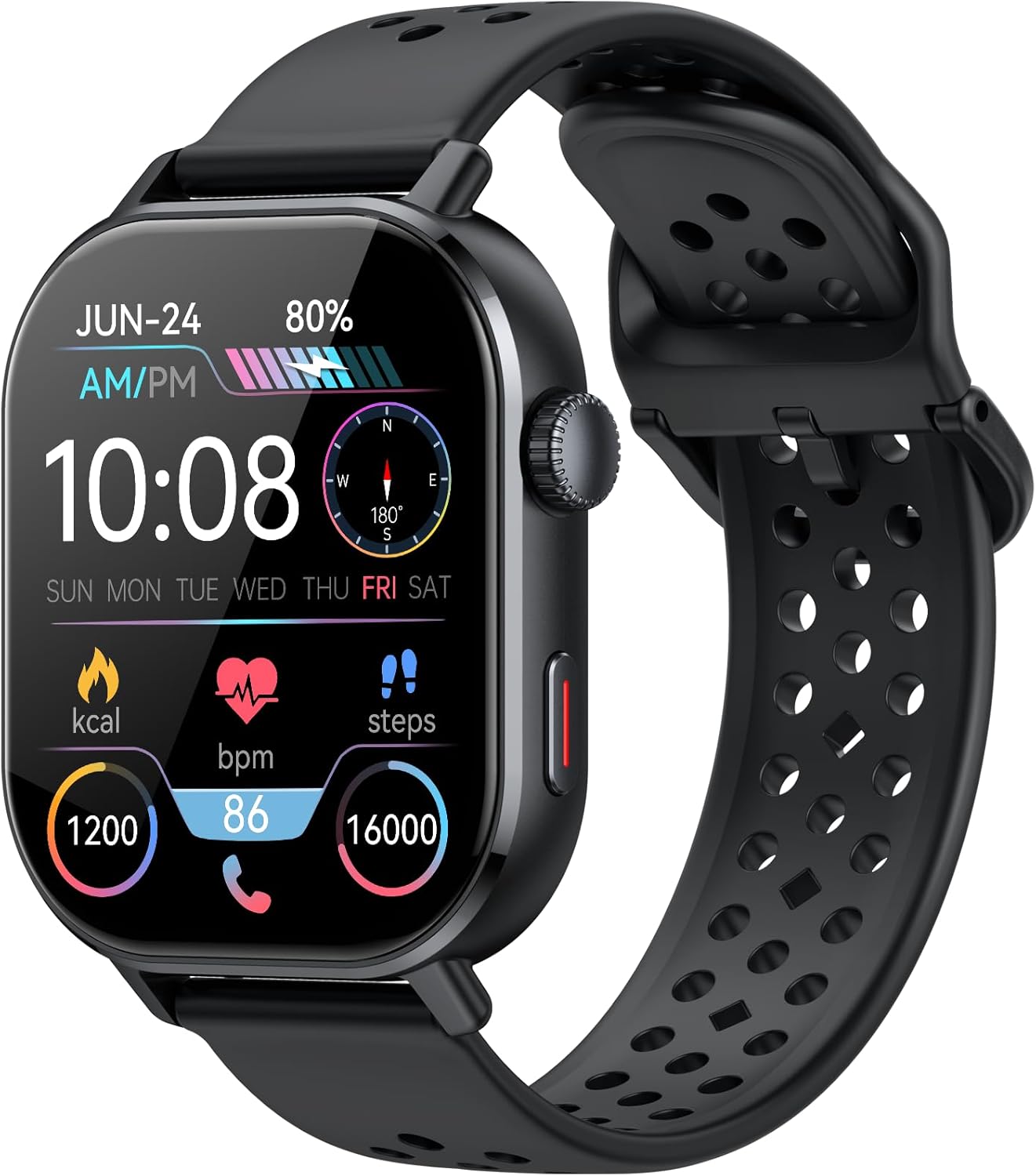 Reloj Inteligente AMOLED de 2.05 Pulgadas Tracking de Ciclos Menstruales Llamadas Blu