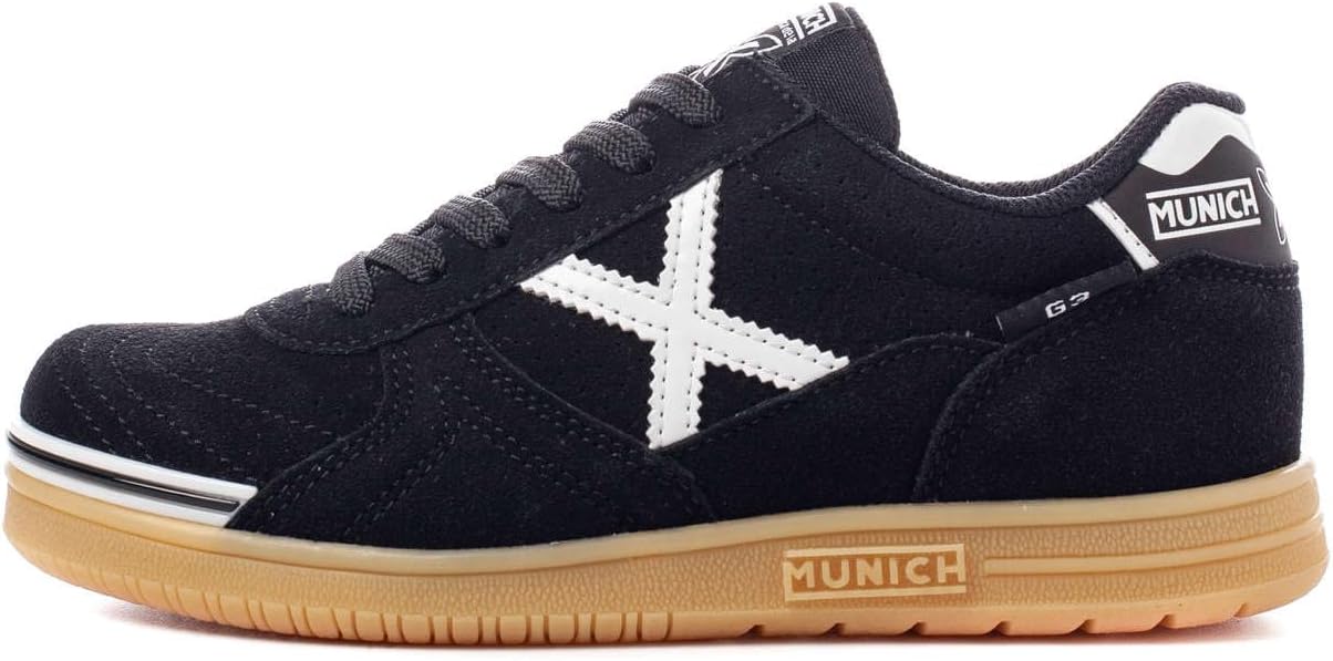 Munich – Zapatillas Unisex niños para: Niños Color: Negro Talla: 38 🇪🇸