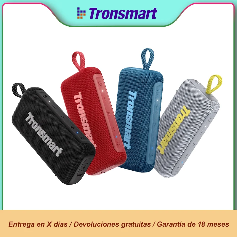 **Tronsmart altavoz de bluetooth portátil Trip 2 con Bluetooth, Bajos Mejorados, Resi