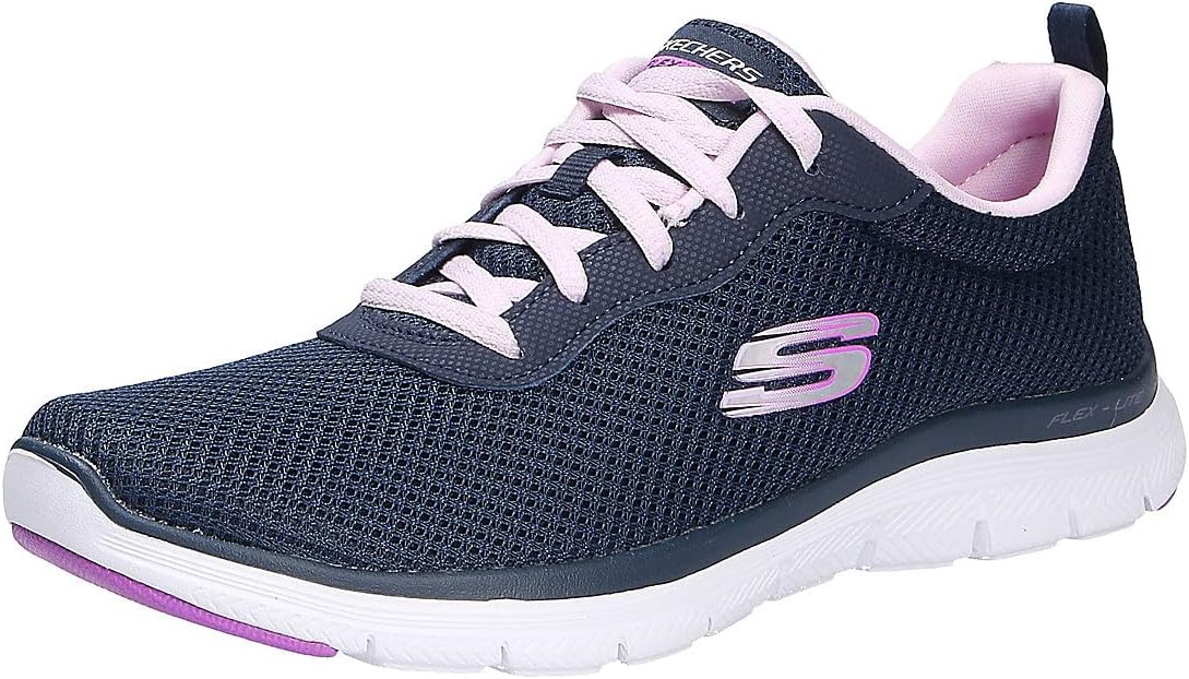 Skechers Flex Appeal 4.0 Brilliant View Regular, Zapatillas Mujer, Navy, 39 EU 🇪🇸