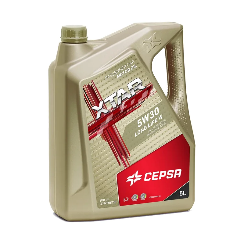 **CEPSA XTAR Long Life W 5W30 (5L) – Aceite 100% Sintético Mid SAPS para Motores Gaso