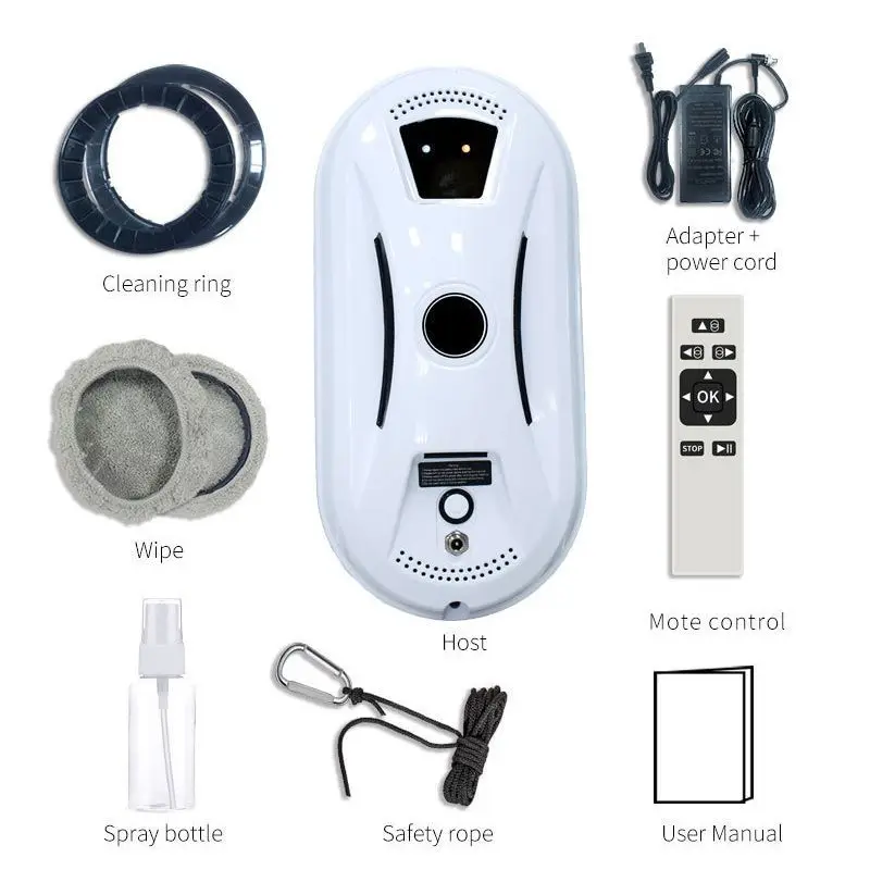 Robot Limpiacristales, Robot de Limpieza Ultrafino, Robot para Limpiar Ventanas