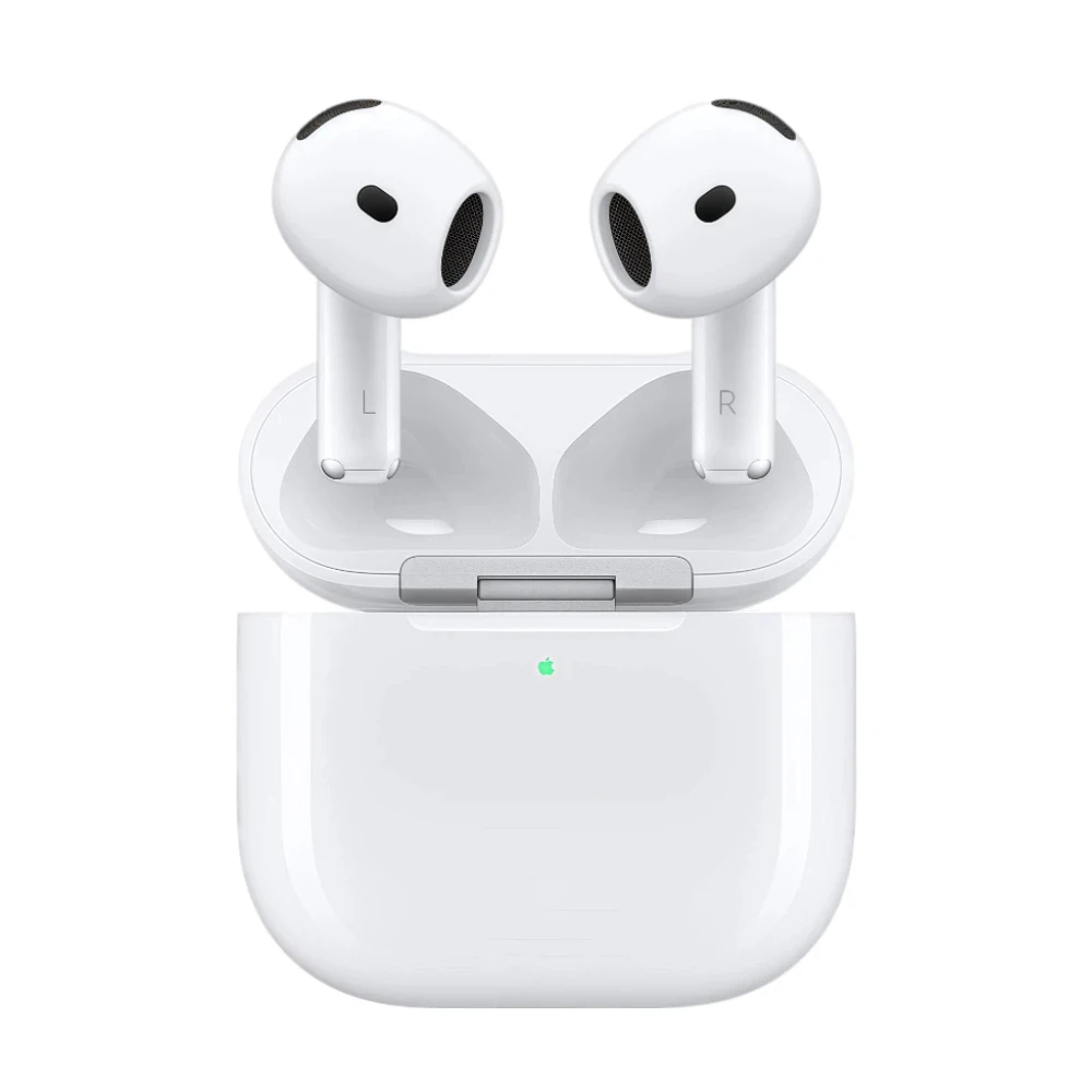 **Auriculares Inalámbricos Apple AirPods 4 , Bluetooth 5.3, Chip H2, Audio Espacial y