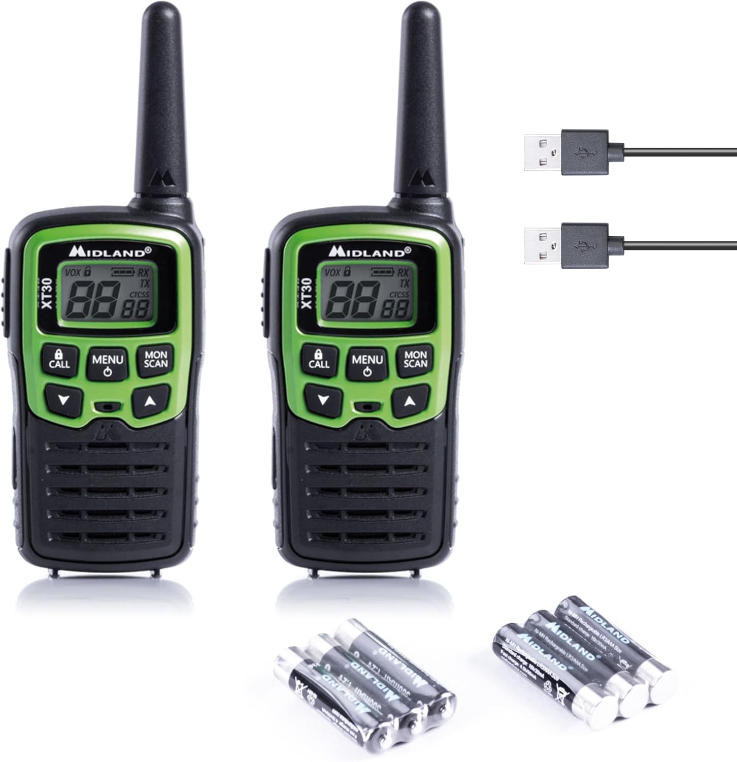 Pack 2 walkie-talkies Midland XT50 solo 49€