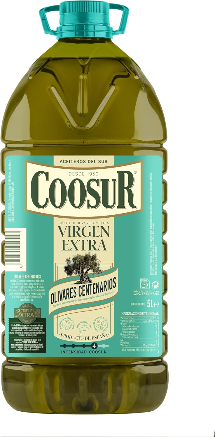 Aceite de oliva virgen extra Coosur 5L solo