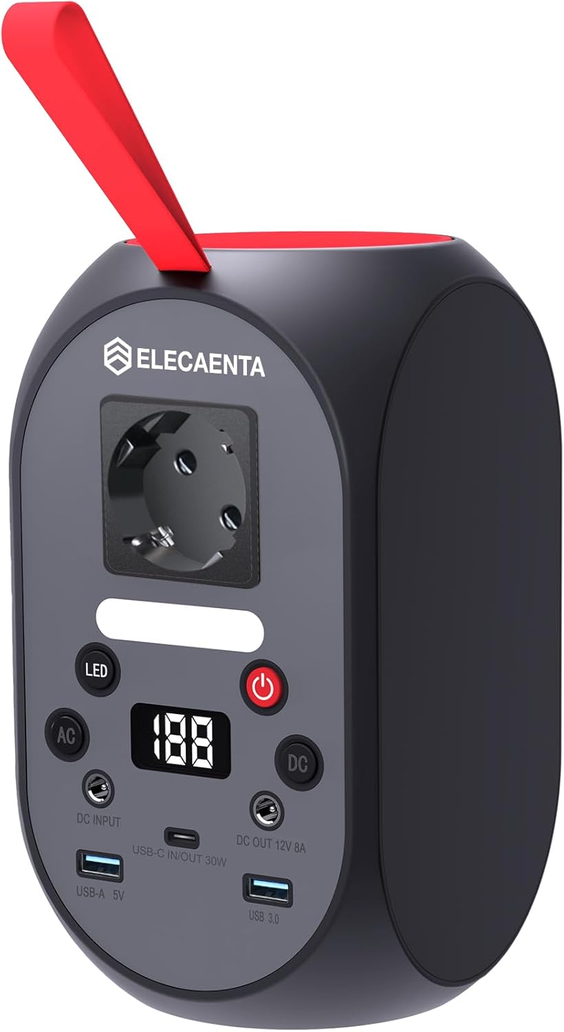 Estación de energía portátil Gaiaray 200W 153,6Wh solo 36.5