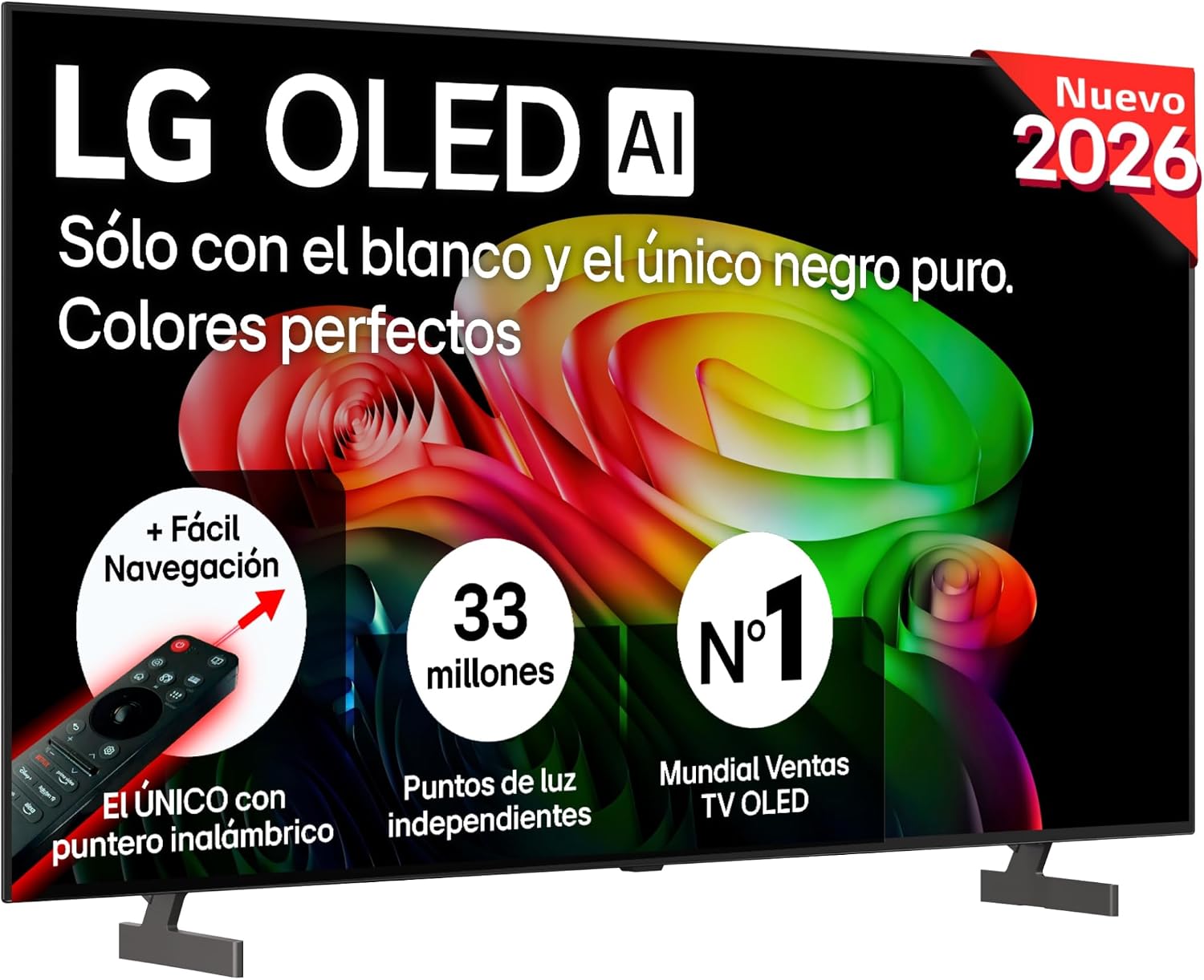 LG OLED evo C5 55" 4K 144Hz solo