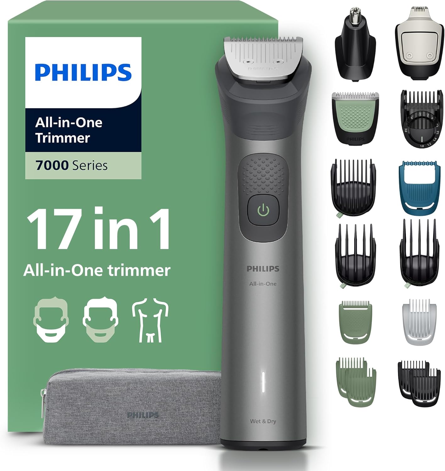 Recortador Philips Series 7000 MG7941/15 17-en-1 solo
