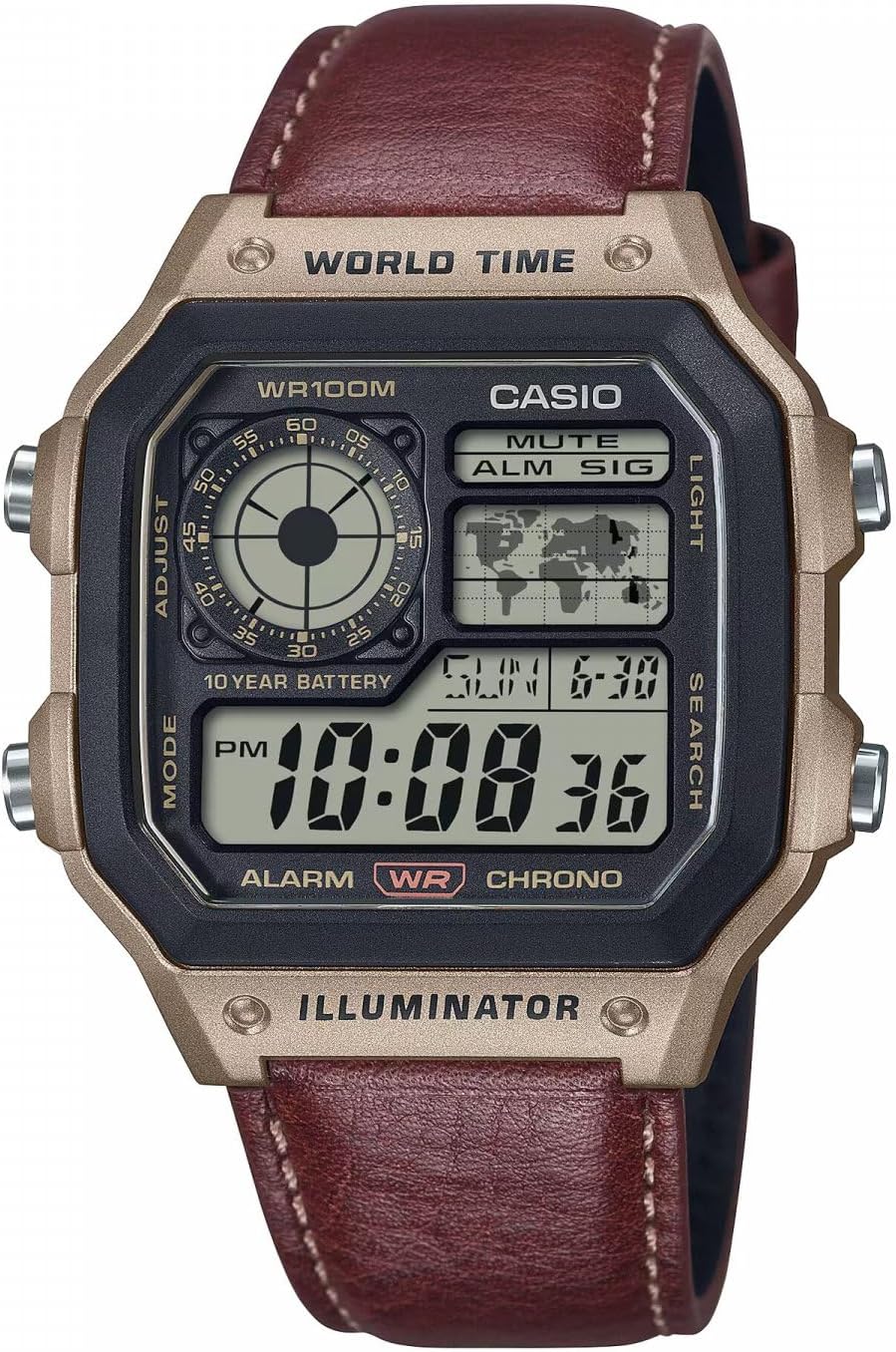 Reloj Casio AE-1200WHL-5AV "Royale" solo