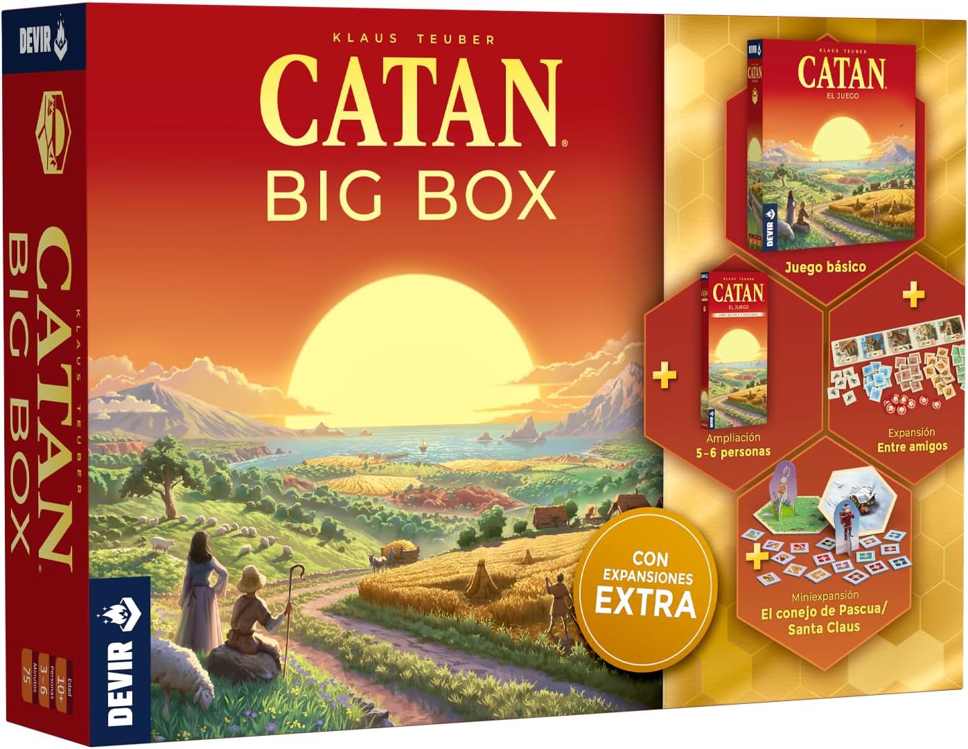 Catan Big Box Devir edición 2025 solo