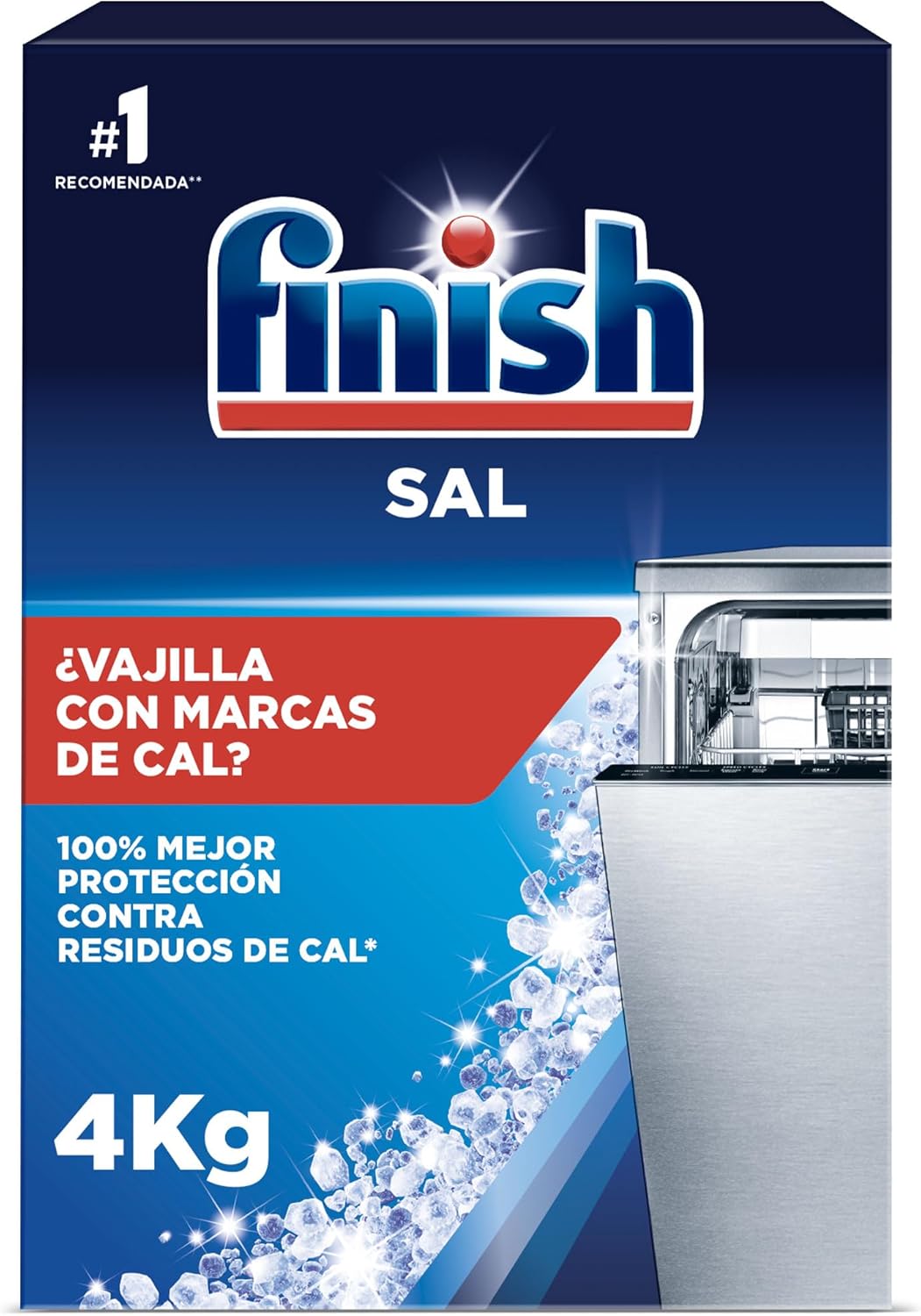 Finish Sal para Lavavajillas Antical 4 kg