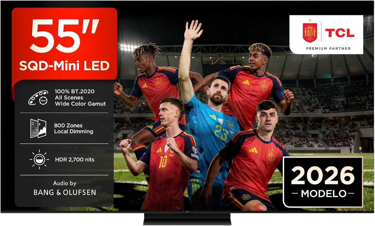 TCL 55C7L SQD-Mini LED 4K Smart TV 55"