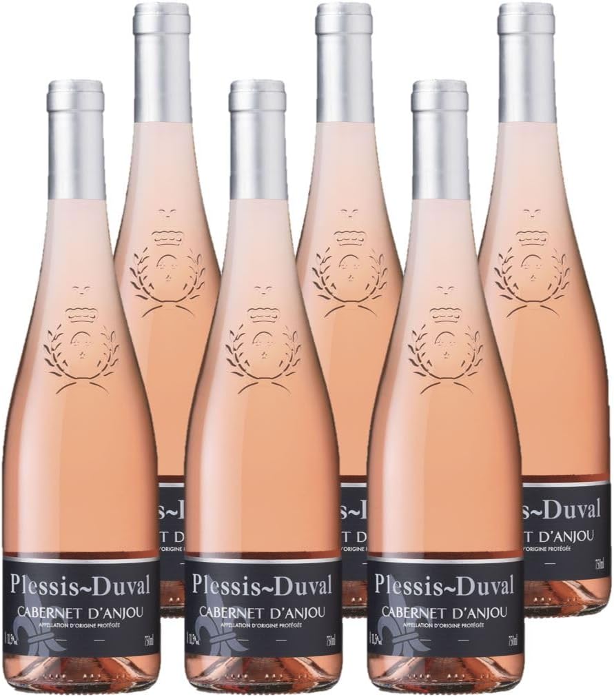 Plessis Duval Cabernet d'Anjou Vino Rosado DOP Pack 6 x 75 cl