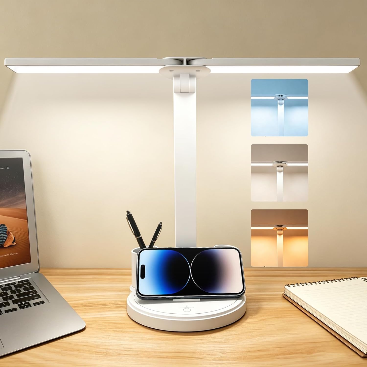 Zensun Lámpara Escritorio LED Recargable Táctil