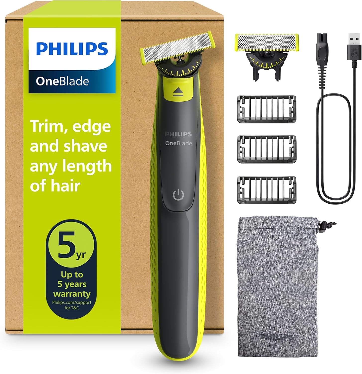 Philips OneBlade 360 Afeitadora Y Recortadora De Barba