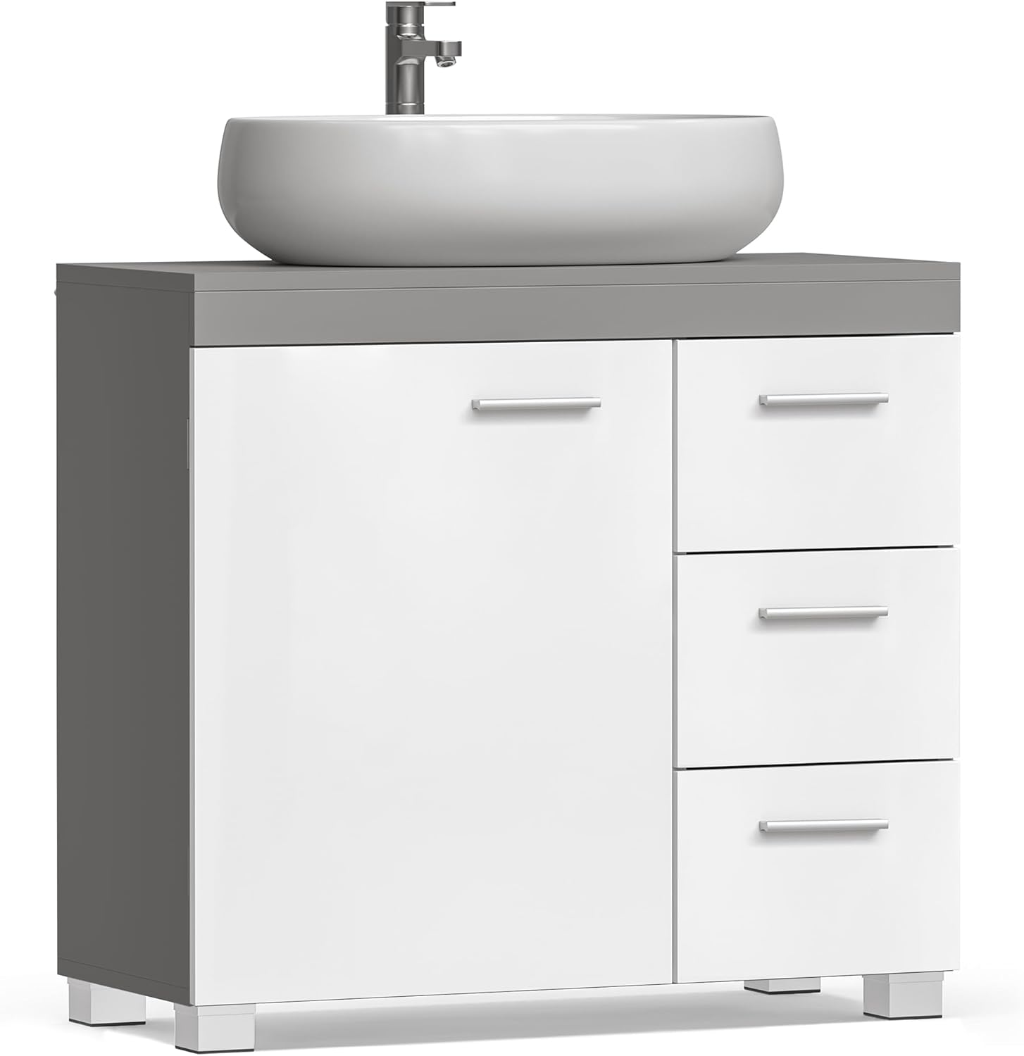 Vasagle Mueble Bajo Lavabo 3 Cajones 30x70x64 cm