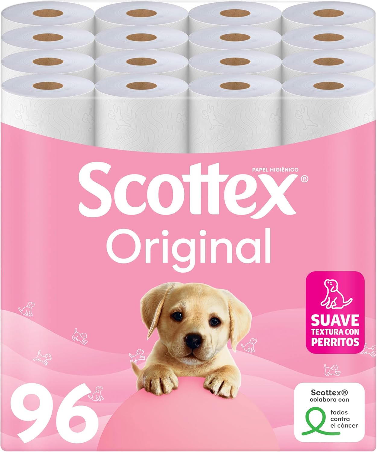 Pack 192 Rollos Scottex Original Papel Higiénico
