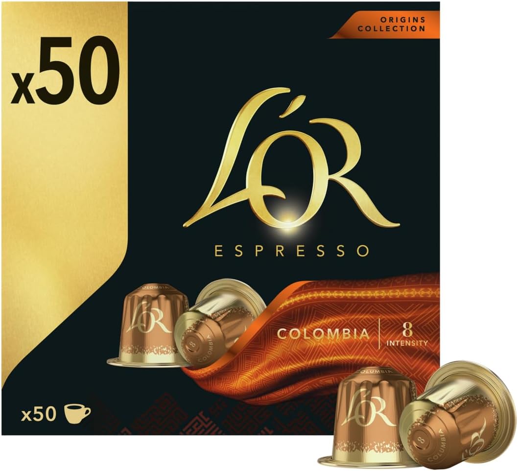 L'Or Espresso Café Colombia Cápsulas Intensidad 8 Pack 50