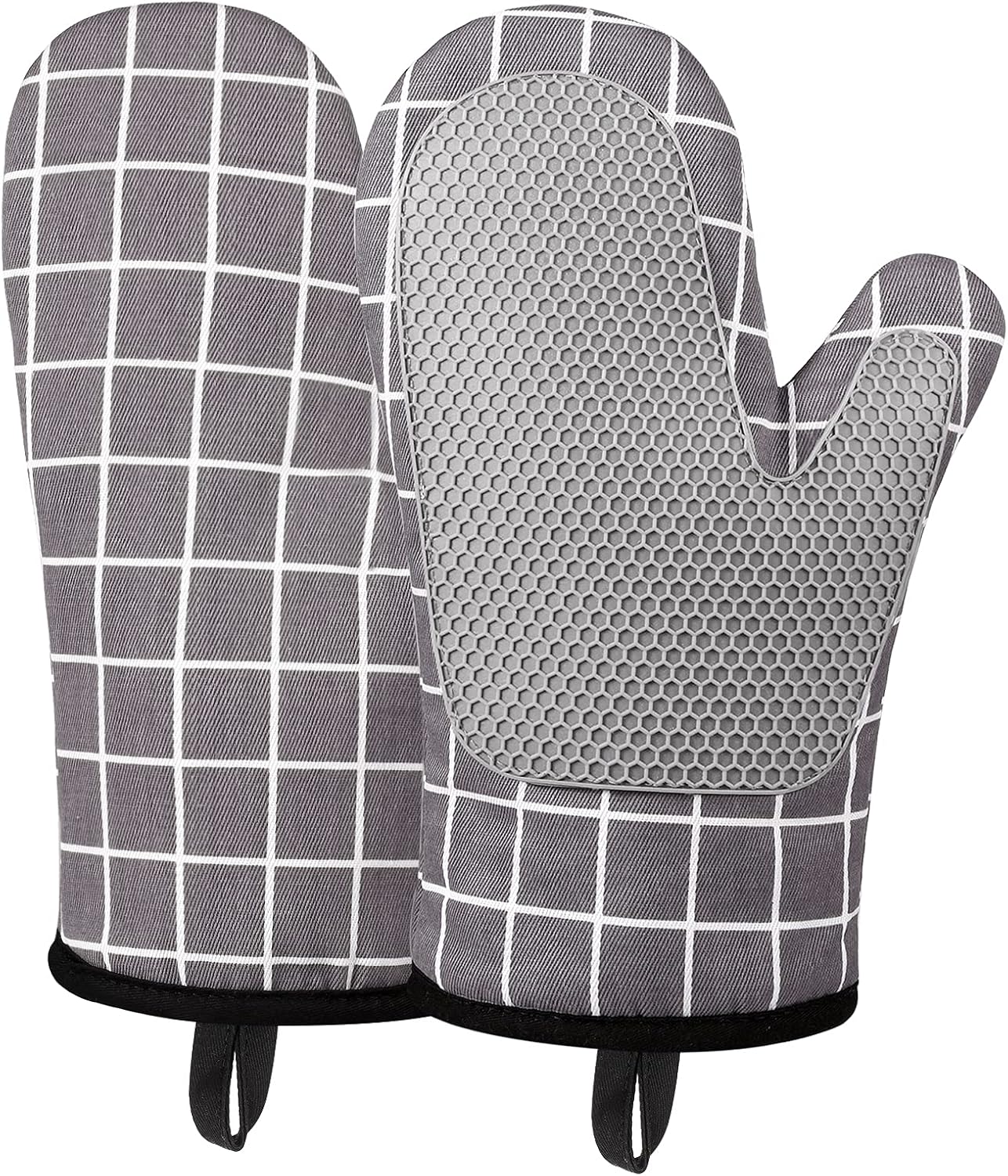 Micacorn Guantes de Horno Silicona y Algodón 1 Par