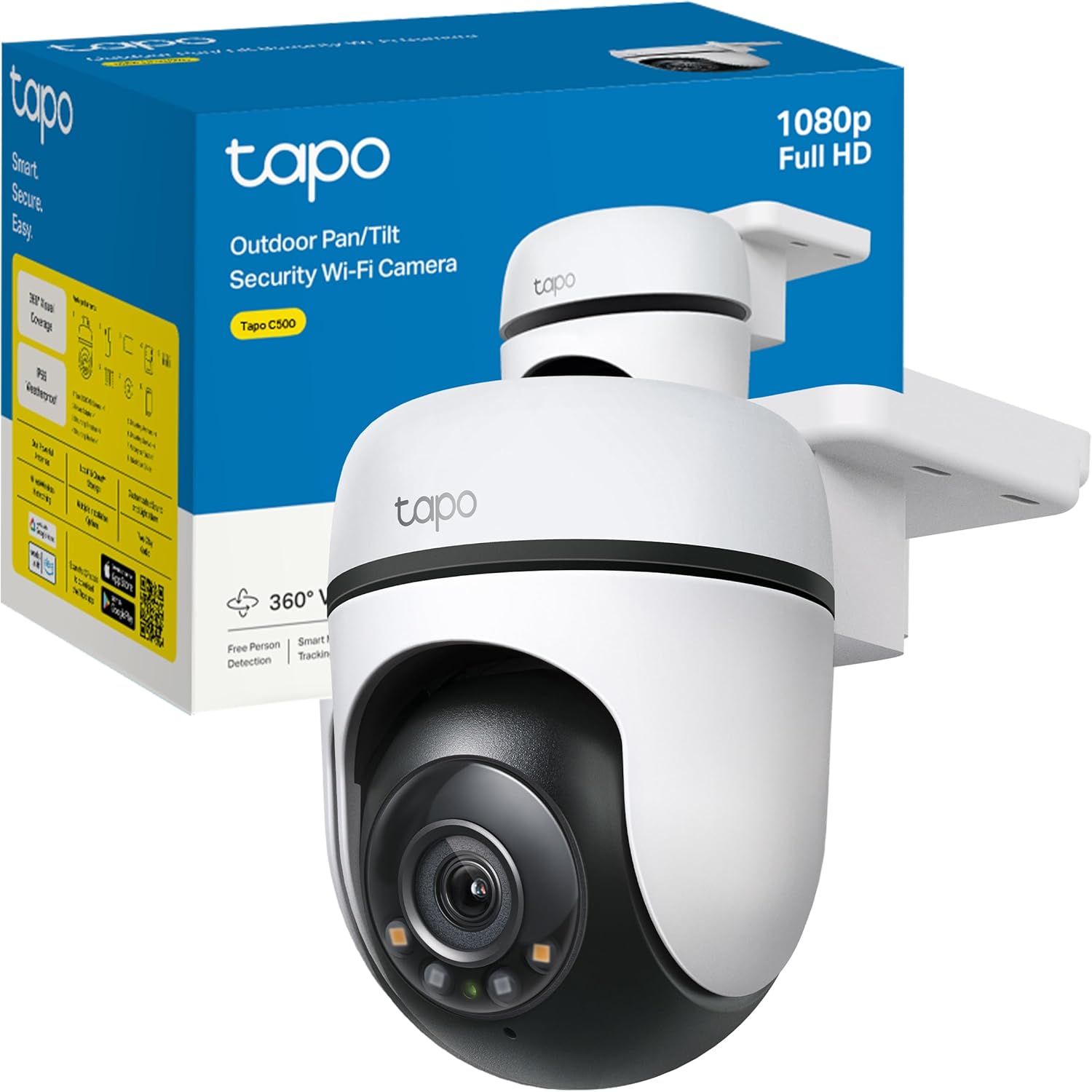 Tapo C500 Cámara Vigilancia WiFi Exterior 360º 1080p